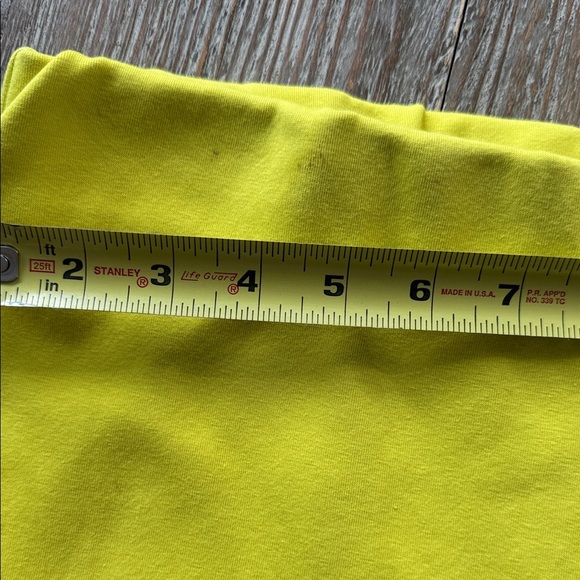 Ann Mashburn YELLOW Faye Crop Flares Bright  Yellow Pants Large - Picture 5 of 8